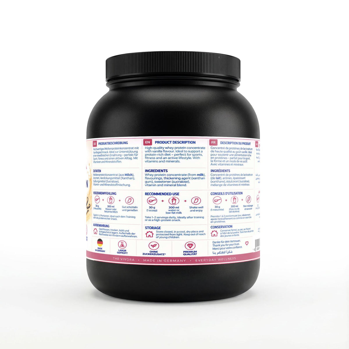 Premium Whey Protein Vanille - 1.000g