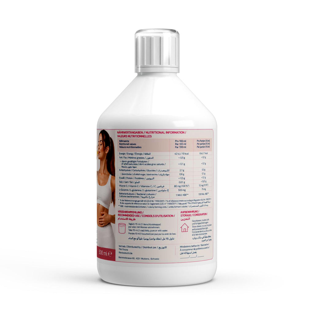 Vita Balance PLUS+  Bakterienkulturen - 33 vegane Lemon Shots - 500ml